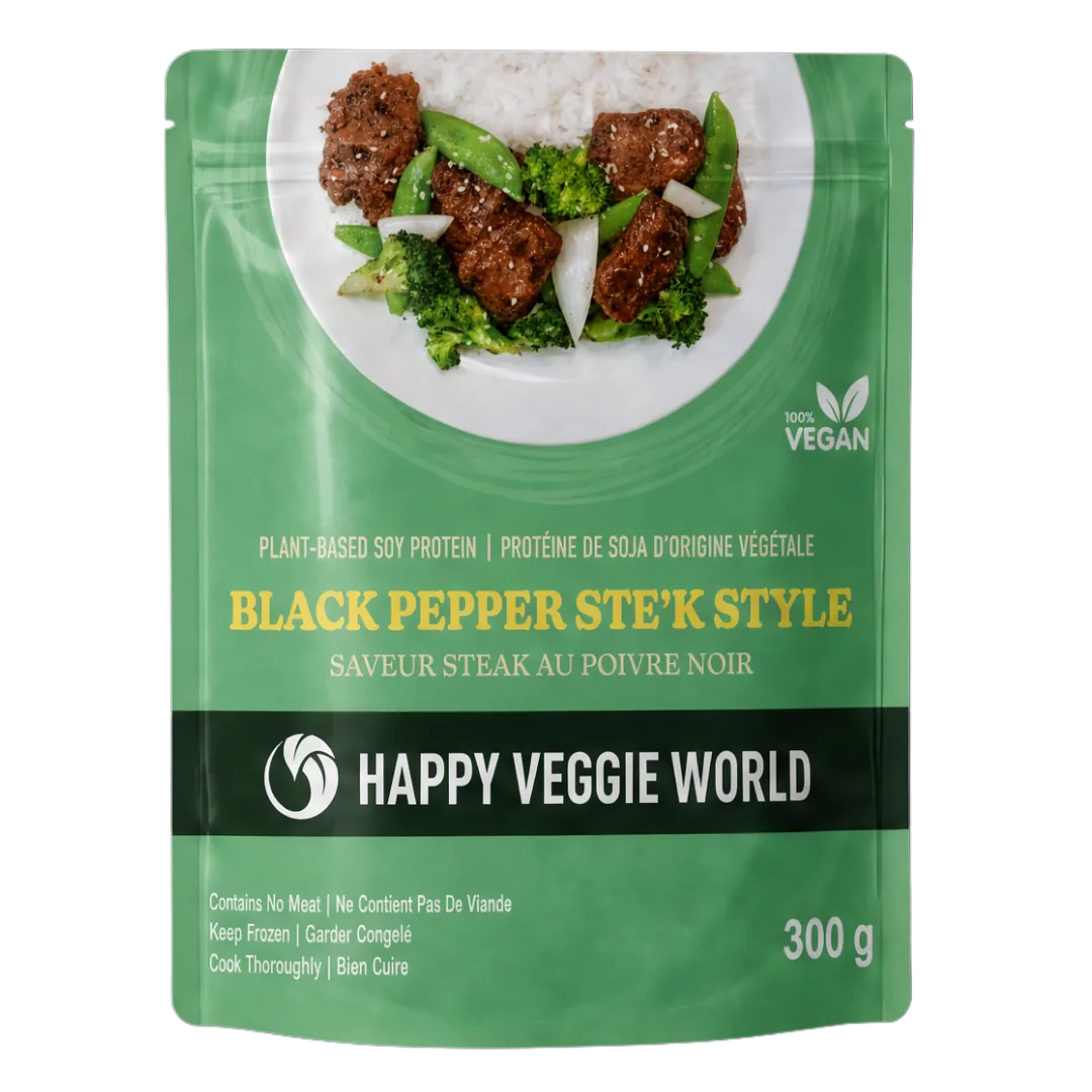 Black Pepper Ste’ks — plant-based, 300 g